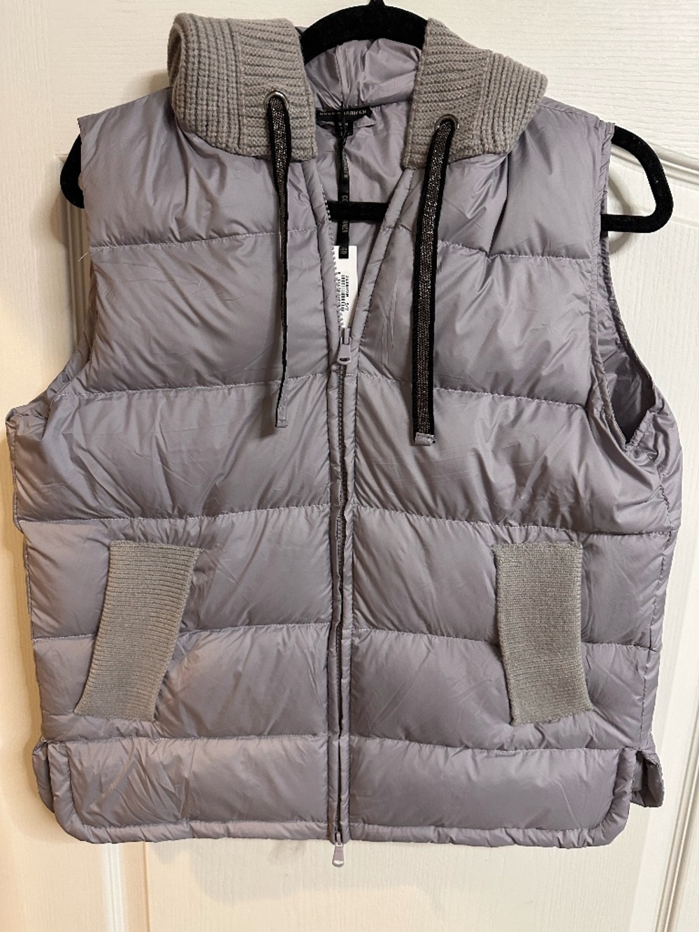 Coco + Carmen Puffer Vest with Hood- S/M
